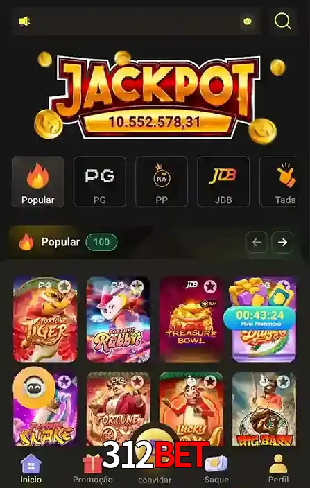 Promoções Especiais no 312bet App